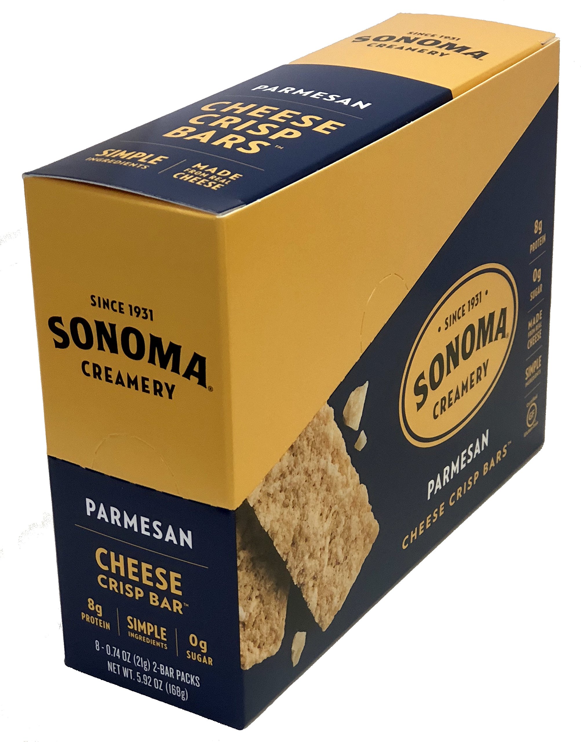 Sonoma Creamery Cheese Crisp Bars, Parmesan, 16 Count Buy Online in