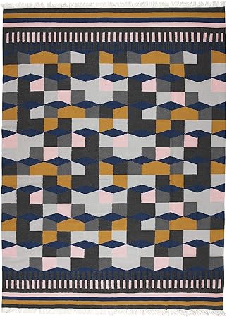 Amazon Com Ikea Tarbak Rug Flatwoven Multicolor Handmade
