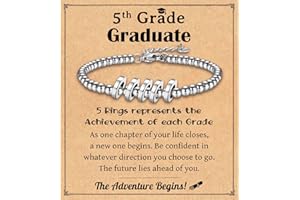 Leyung Graduation Gifts for Girls, Class of 2025 Beaded Bracelet Gifts, Inspirational Graduation Gifts for Her Daughter Granddaughter Niece