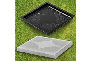 BETONEX Plastic Molds Set for Concrete Patio Paving - 4 Pcs Big Large Pathmaker Precast Molds and Forms for Walkways - Beauti