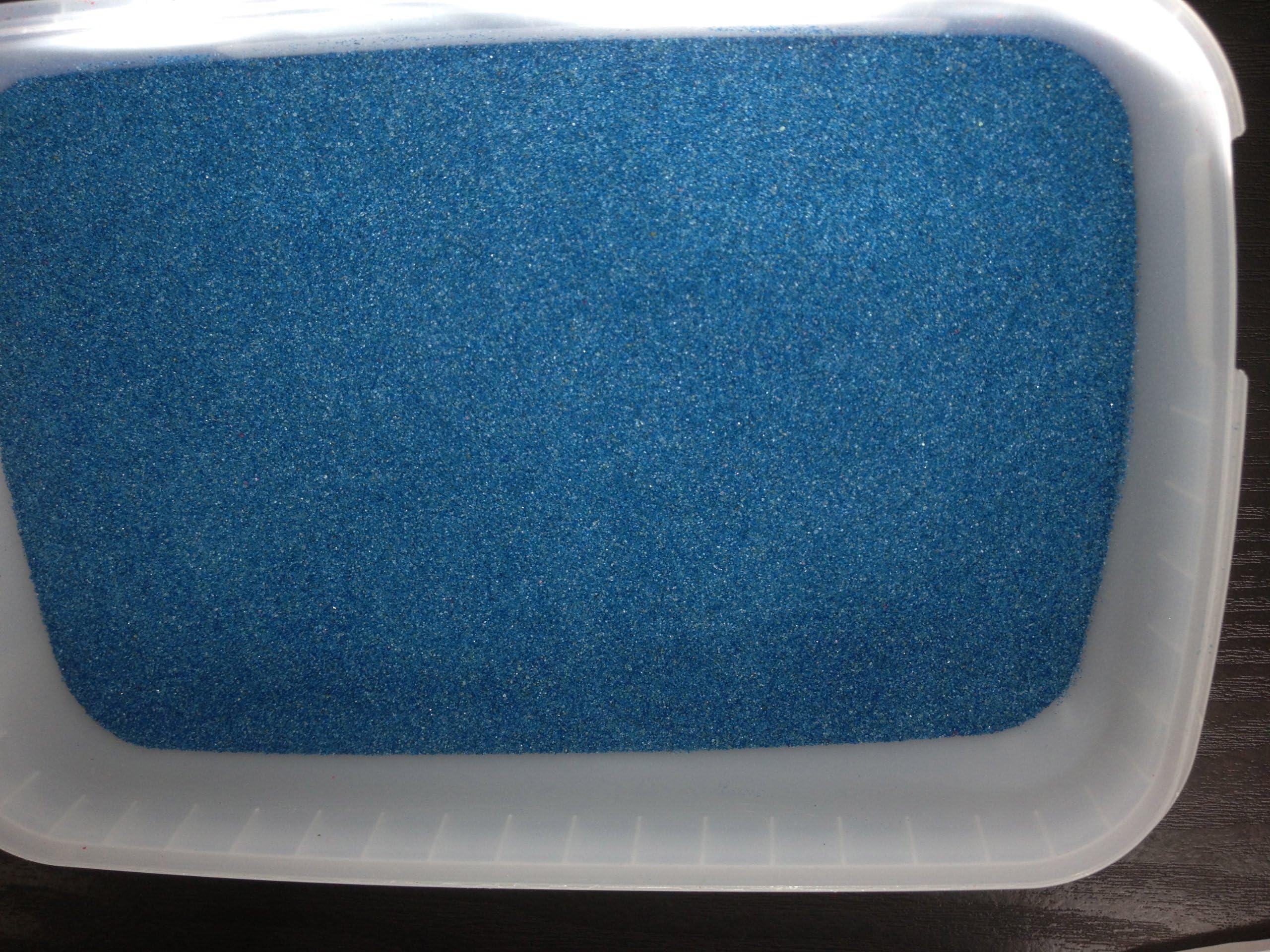Fabfuncrafts COLOURED SAND 500g BAG - BLUE