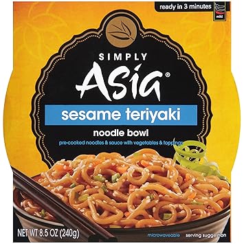 Amazon Com Simply Asia Sesame Teriyaki Noodle Bowl 8 5 Oz Prime