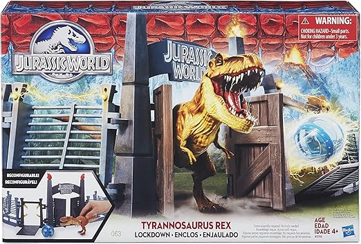 jurassic world fence toy