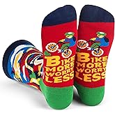 Bike More, Worry Less Socks