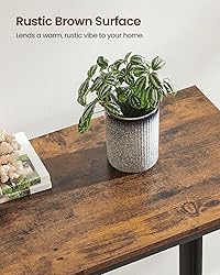 VASAGLE Console Table, 2-Tier Entryway Table with