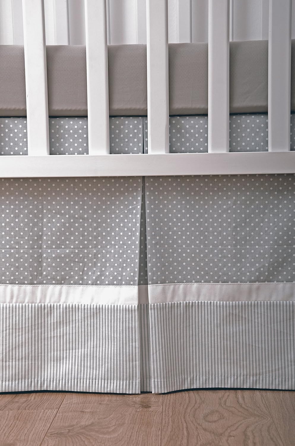 adjustable crib skirt