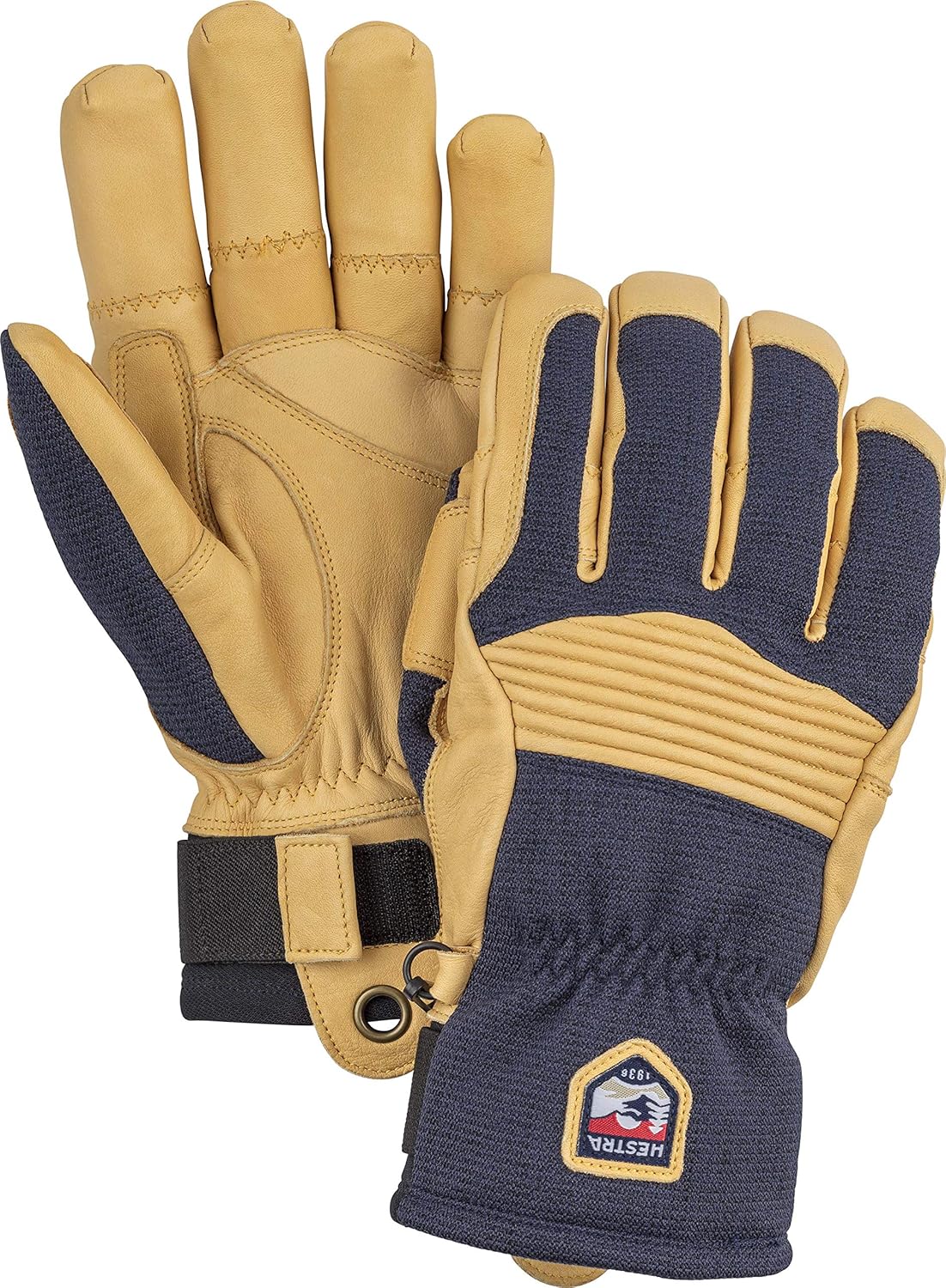 Hestra Army Leather Couloir Glove for Winter, Skiing, and Snowboarding : Clothing