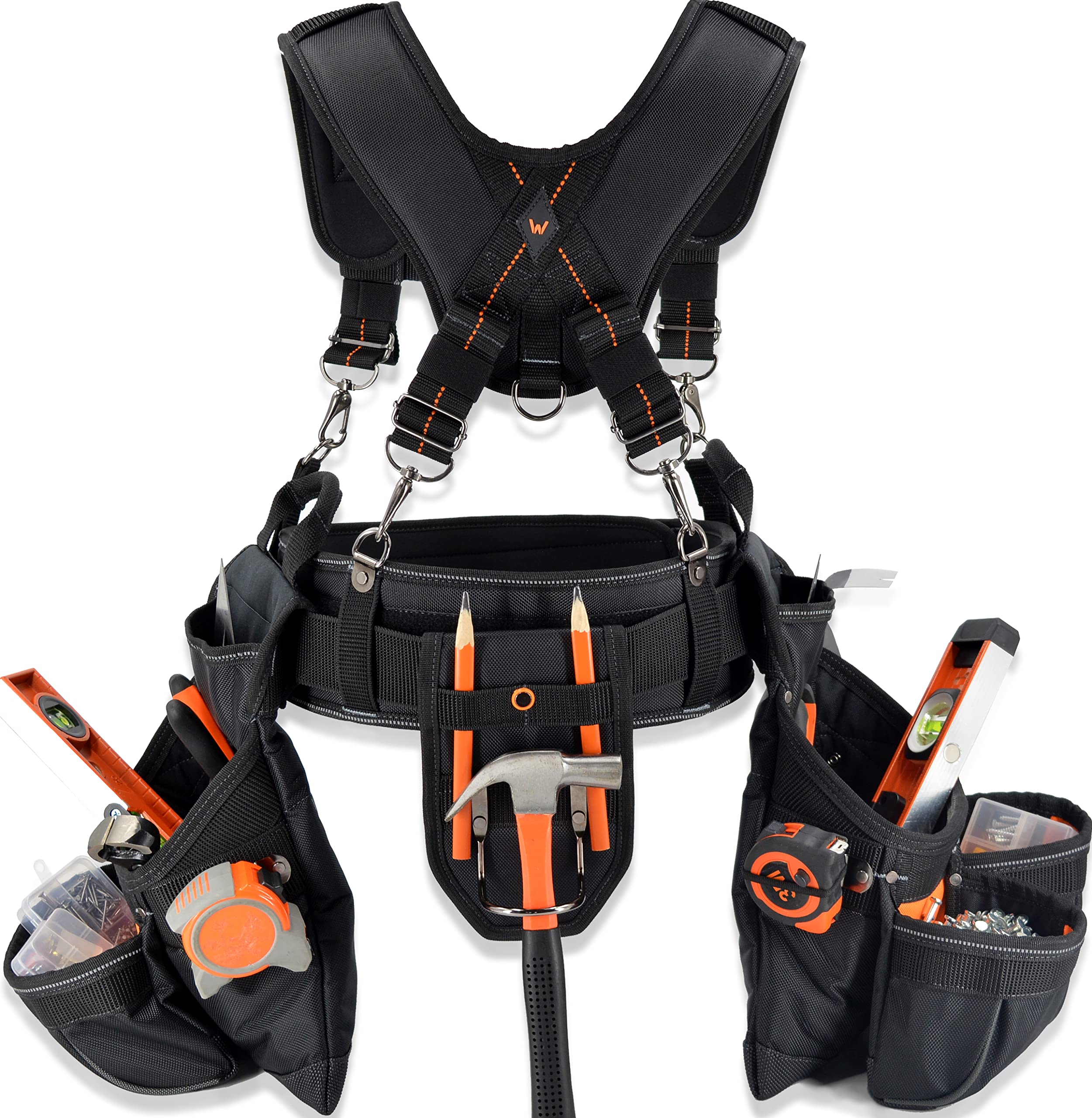 Tool belt with suspenders, Tool belt suspenders, Carpenter tool belt, Framers tool belt, Scaffold tool belt, Construction tool belt, Tool belt pouch, Tool belts for men, Tool belt suspenders for men