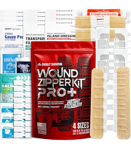 Amazon.com: My Medic ZZips MedPack - First Aid Wound Closure Kit