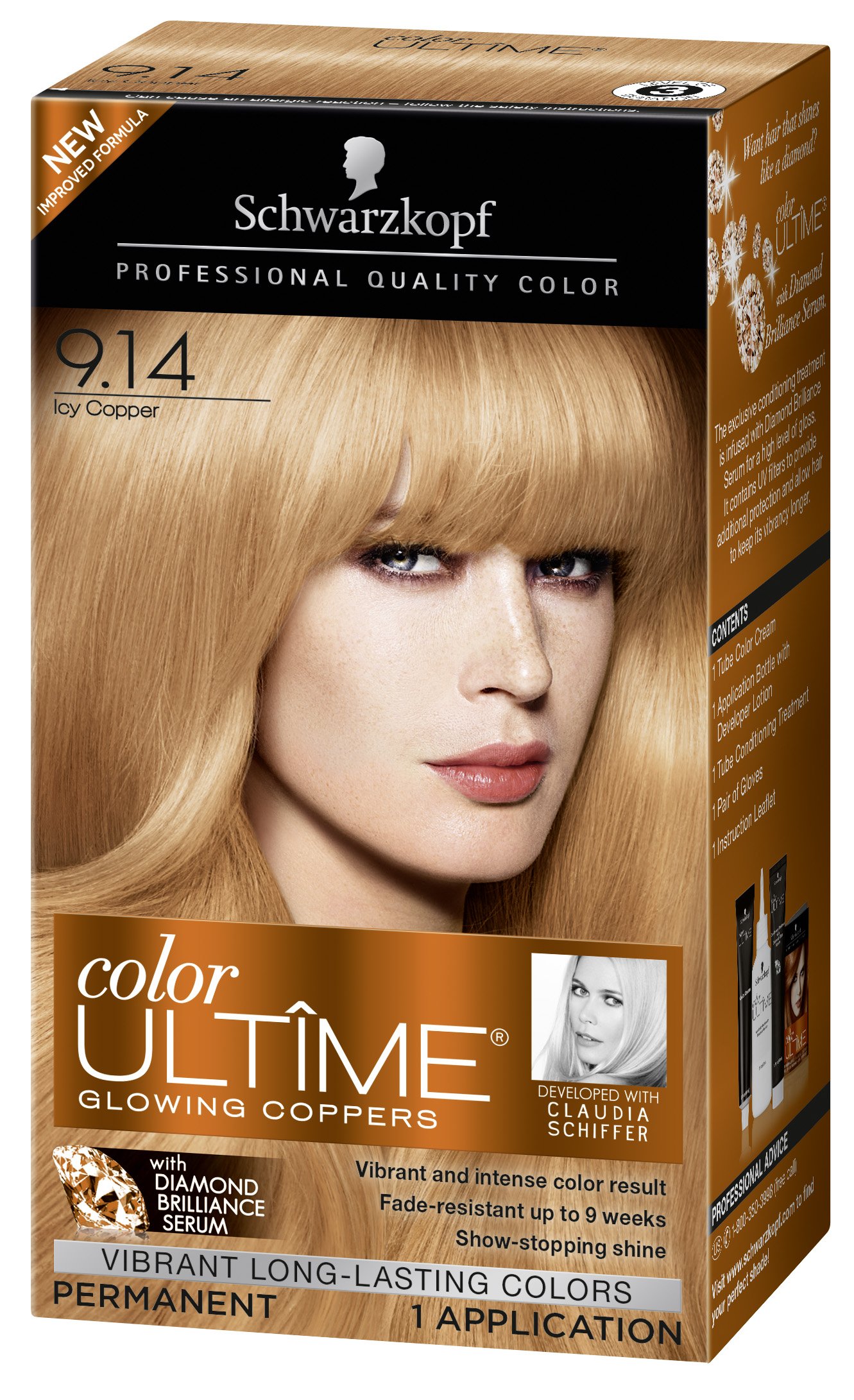 Amazon com Schwarzkopf  Ultime  Hair  Color  Cream  Light 