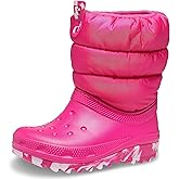 Crocs Kids Unisex Classic Neo Puff Boot (Little Kid/Big Kid) Candy Pink 5 Big Kid M