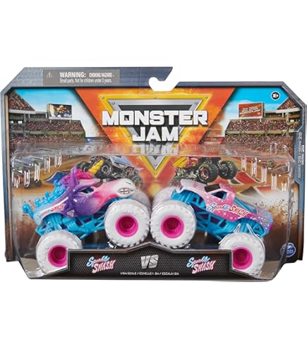 Amazon.com: Monster Jam, Official 9 Pack Monster Trucks 1:64 Scale