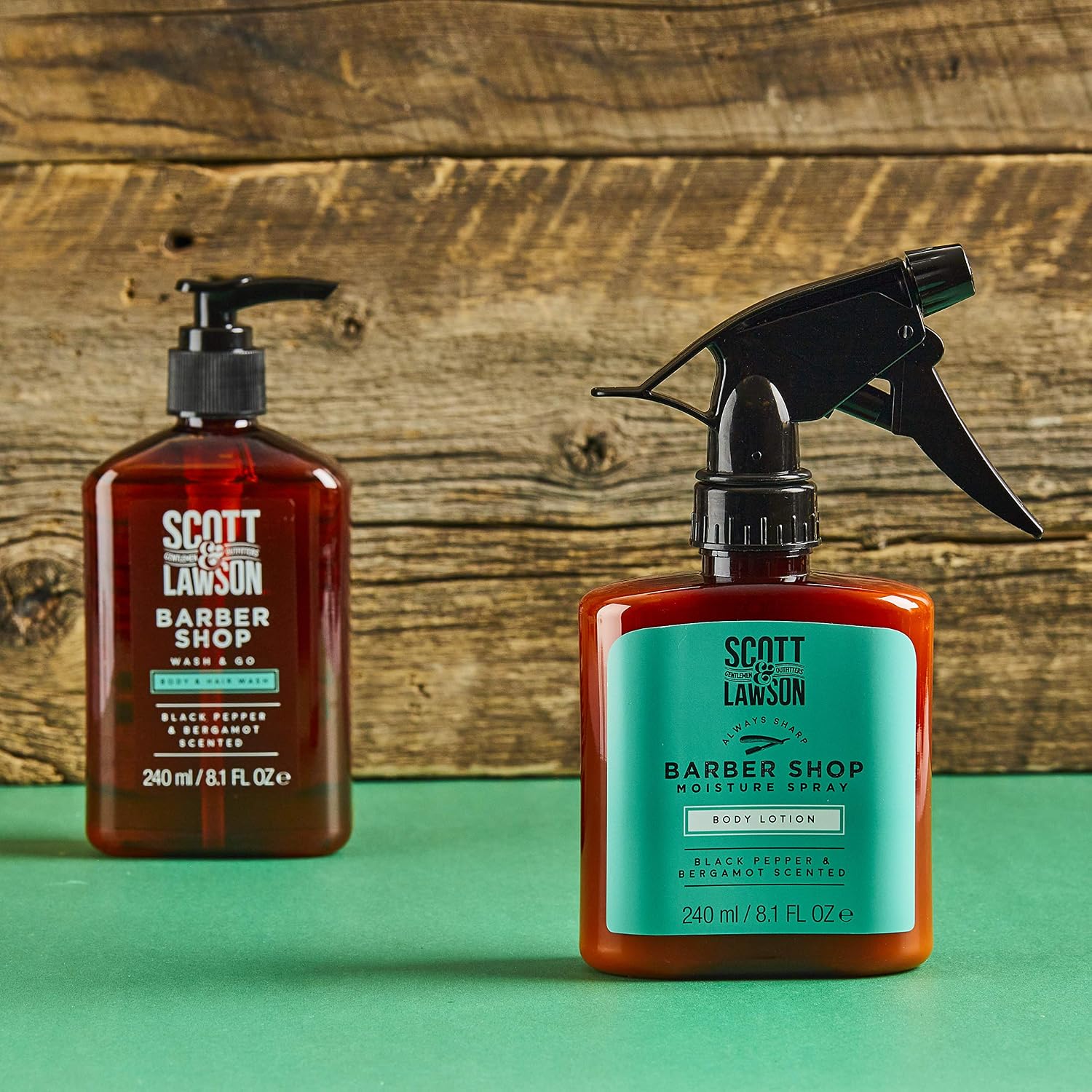 Scott and Lawson Barbershop Body Fuel - Hair and Body Wash Duo and Body Lotion, 240ml Paladone, One Size, Multicolor - Image 4