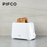 PIFCO White 2 Slice Toaster with Adjustable Browning Auto Shut-Off view 8