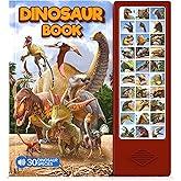 Dinosaur Toys for Kids 3-5 5-7 2-4 Year Old - Dinosaur Book with 30 Species Facts Names & Realistic Sounds - Dinosaur Gifts for Kids Boys Girls Toddlers