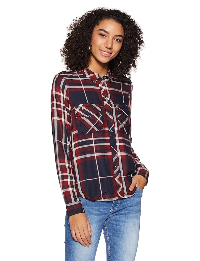 blouse with feather print