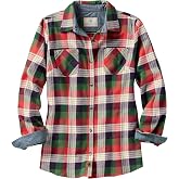 Legendary Whitetails Womens Flannel Long Sleeve 100% Cotton Button Up Shirt