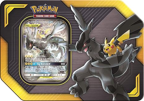 Pokemon Tcg Pikachu Zekrom Gx Tag Team Tin
