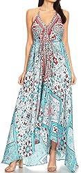 Sakkas 1817 - Lizi Womens Maxi High-low Halter