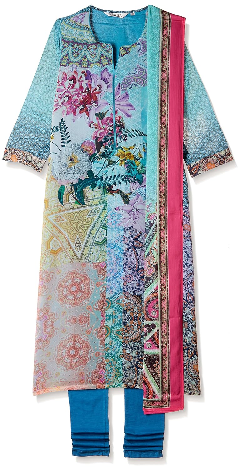 biba women's straight salwar suit