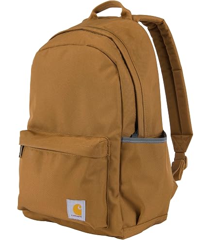 Carhartt Classic Mini Backpack, Durable, Water-Resistant Backpack with Adjustable Shoulder Straps, Carhartt Brown: Clothing, Shoes & Jewelry