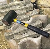 Draper Expert 750g Rubber Mallet Soft Hammer Fibreglass Shaft Shock Absorbing view 5