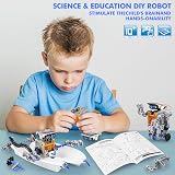 SIMPIM 13-in-1 Solar Power Robots STEM Kit Blue Educational Toy view 6