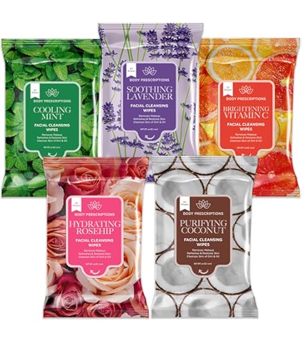 Amazon.com: Nicole Miller Pack Facial Cleansing Wipes, Facial