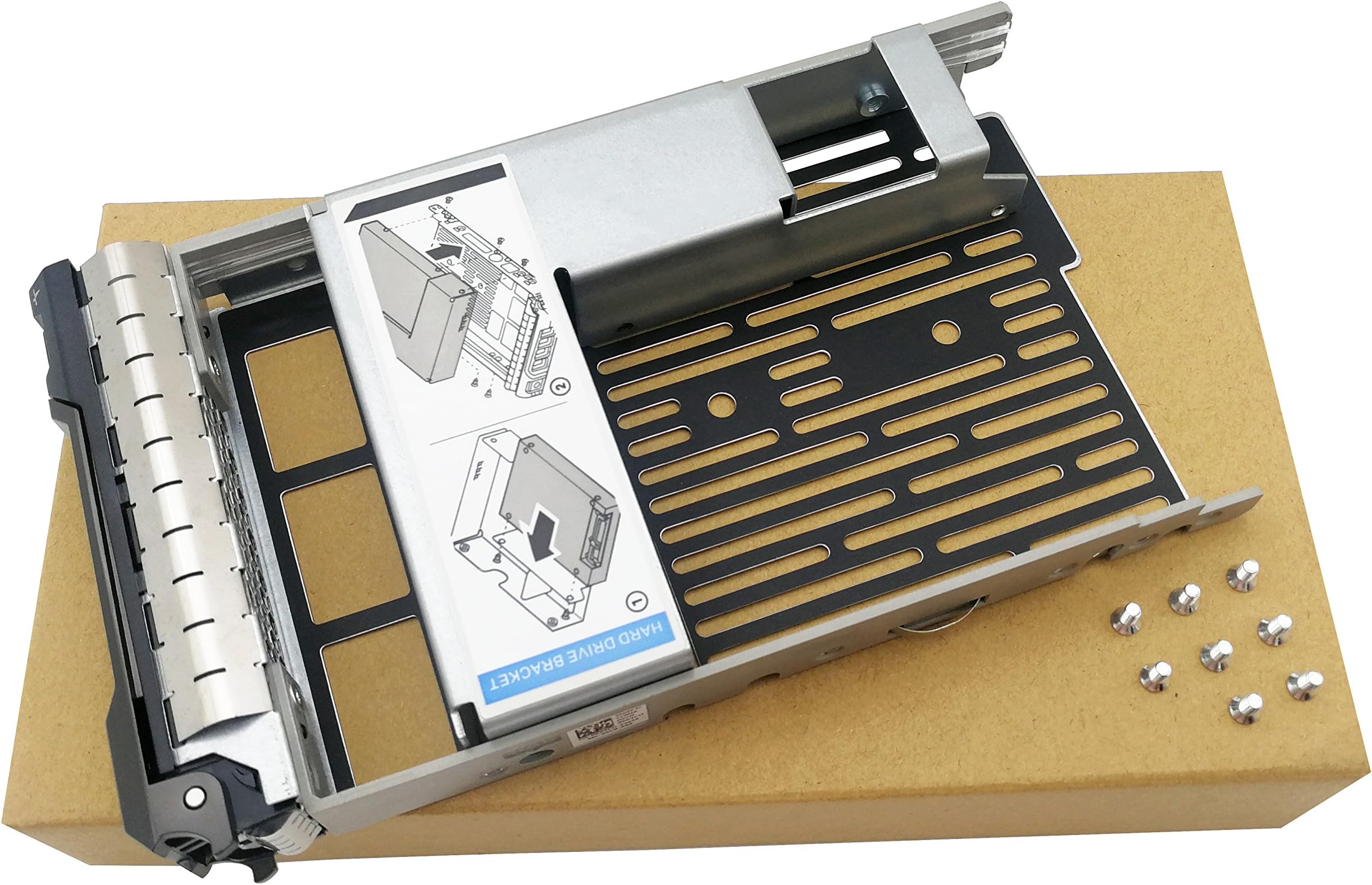 New 3.5" KG1CH SAS/SATA Hard Drive Tray Caddy with 2.5" Adapter Bracket for R310 T310 R410 T410 R415 R510,R320 R420 R520 R620 R720 T320 T420 T620,T330 T430 T630 R230 R330 R430 R530 R630 R730 R730XD R9