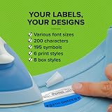 Dymo LetraTag Plastic Labels 12 mm x 4 m Black on Green Roll view 5