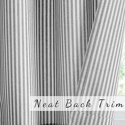 Buy July Joy 3 Piece Cotton Kitchen Curtains And Valances Set For Small Windows Short Curtains 36 Inches Length For Cafe Bathroom Tab Top 56 X 36 Black Online In Poland B0892g6bmk