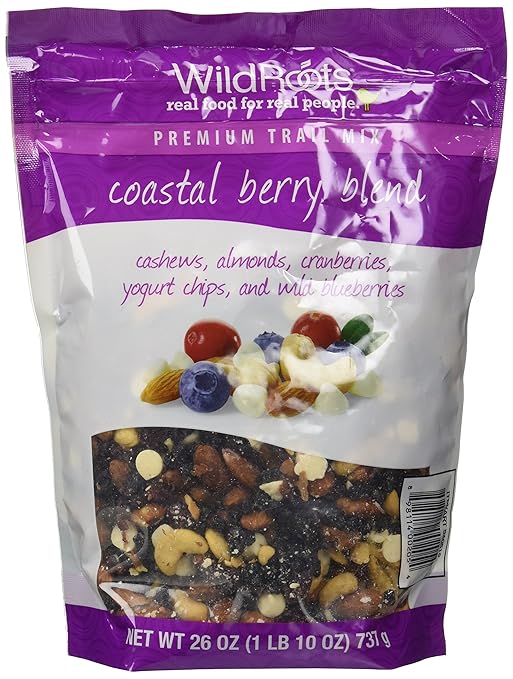 Wild Roots 100 Natural Trail Mix Coastal Berry Blend (26 oz) Amazon