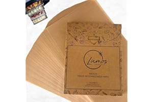 Lumos Products Freeze Dryer Parchment Paper, Custom fit for Medium HARVEST RIGHT Trays, 100% Natural Unbleached Wood Pulp, (17 1/4" x 7")