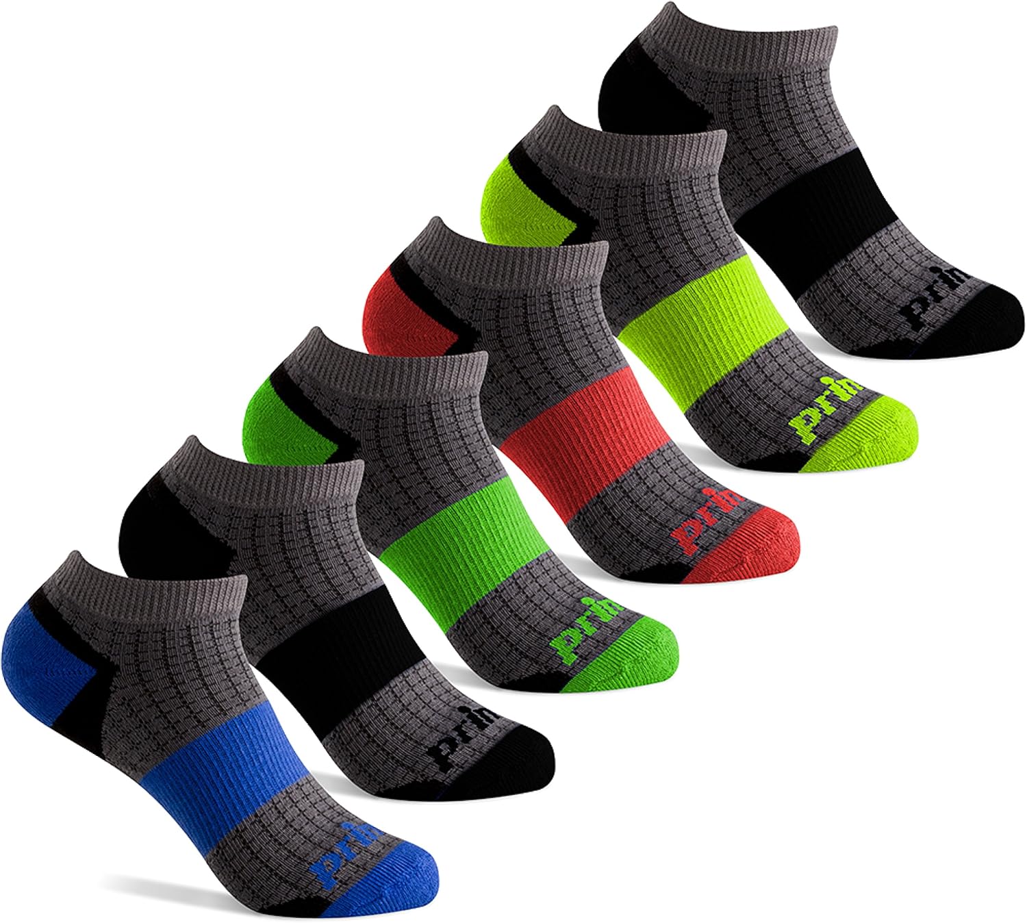 Prince Boys' Low Cut Athletic Socks with Cushion for Active Kids: Clothing