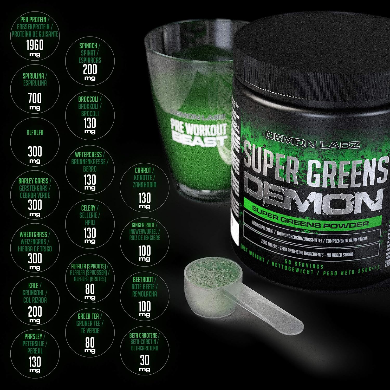 Super Greens Demon, Packed Full of Vegetables and Superfoods, Vegan & Vegetarian Friendly - Image 5