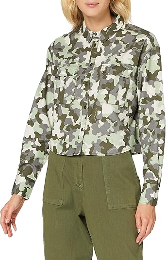 camouflage shirt with jeans