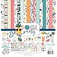 Echo Park Paper Company Pool Party Collection Kit Paper, 12-x-12-Inch