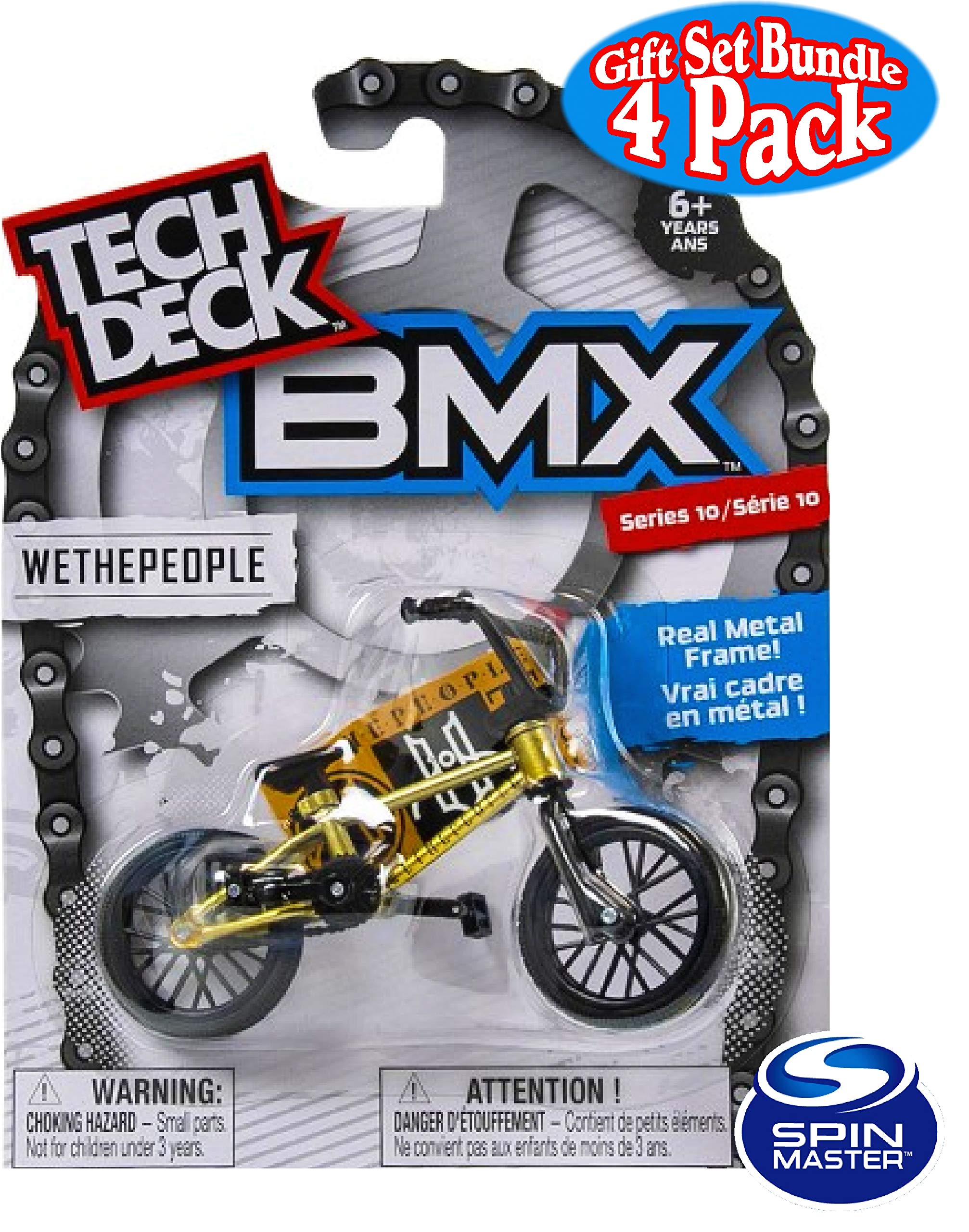 TECH DECK BMX Series 10 Complete Gift Set Bundle With Bonus Matty's Toy Stop Storage Bag 4