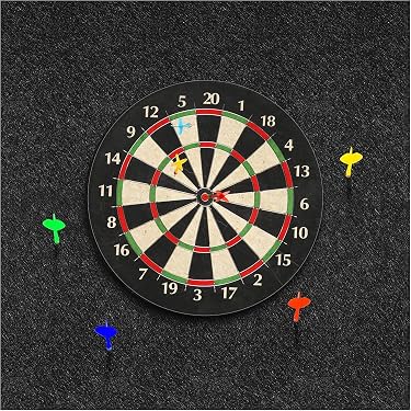 Anneau De Récupération Pour Fléchettes En EVA - Protection Murale, Compatible Cible 45 Cm, Assemblage Facile (type Puzzle)