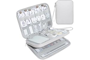 CILLA Electronics Organizer Travel, Travel Cord Organizer Case, Compact Electronics Accessories Bag for Cable, Cord, Charger, Phone