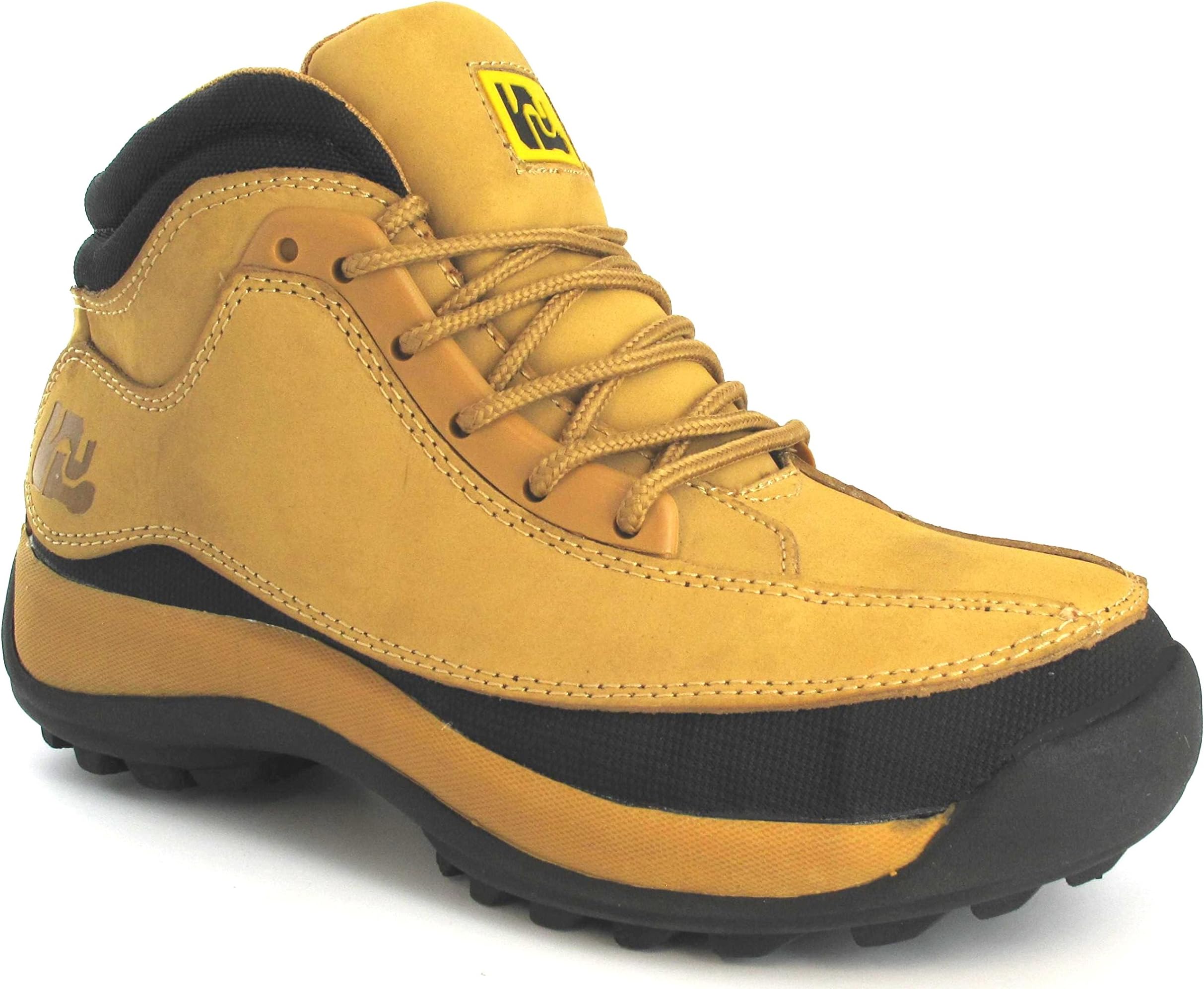 Ladies Safety Womens Leather Steel Toe CAPS Hiking Ankle Boots Shoes Size New