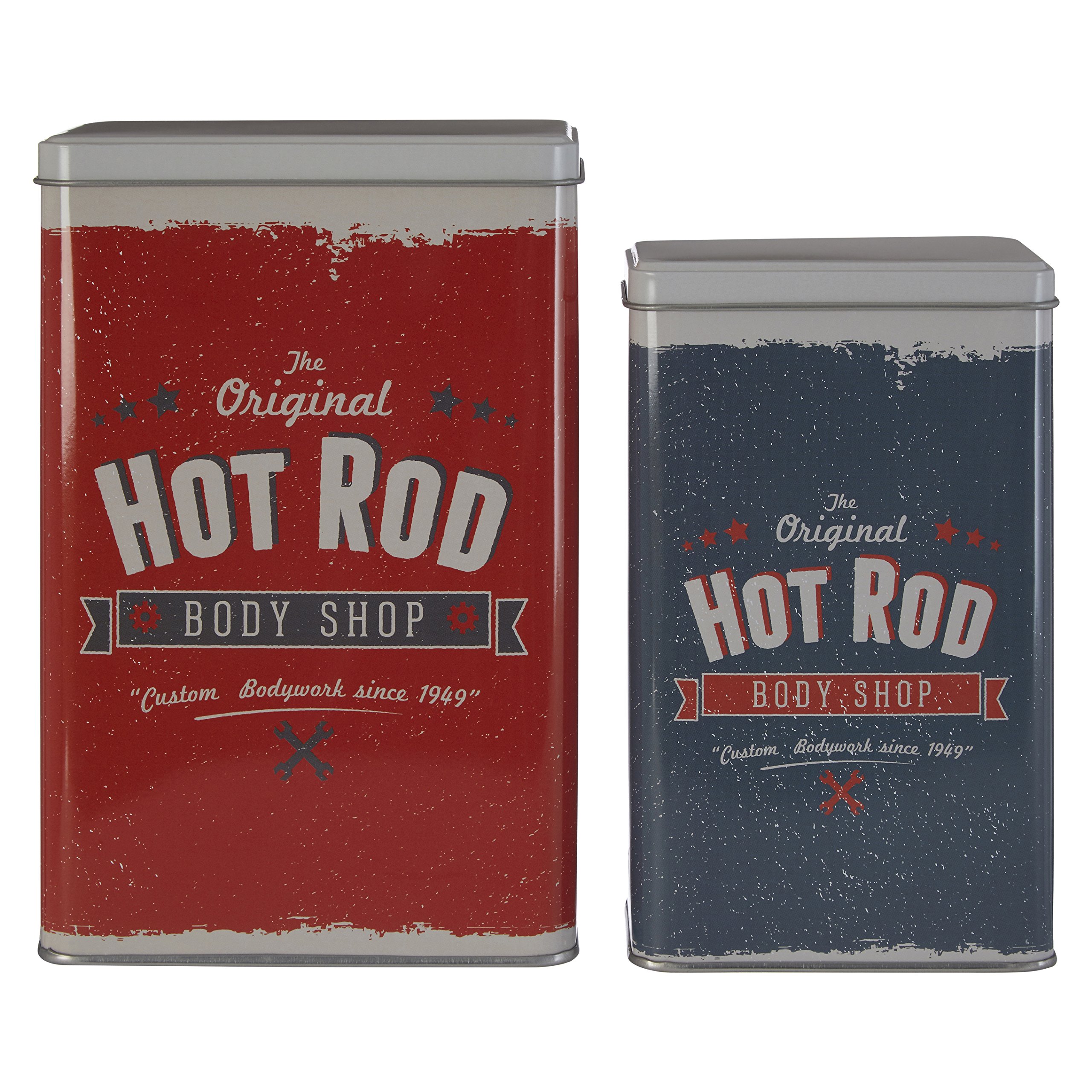 Premier Housewares Storage Canister, Multi-Colour, 19 x 9 x 6 cm