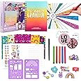 DIY Journal Kit for Girls-Journal for Girls, Teens, Tween-Gifts for Teen Girls 8-14 Years Old-Cool Birthday Gifts for Girls-Stationery Set, Scrapbook & Diary Supplies Set, Journaling Art Crafts Kit