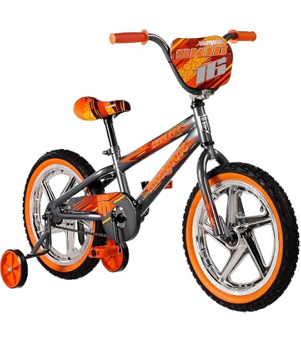 MON マングース プログラム 16インチ BMX 子供 自転車 Amazon.com: Mongoose Skid Kids Bike, 16-Inch Wheels, Training