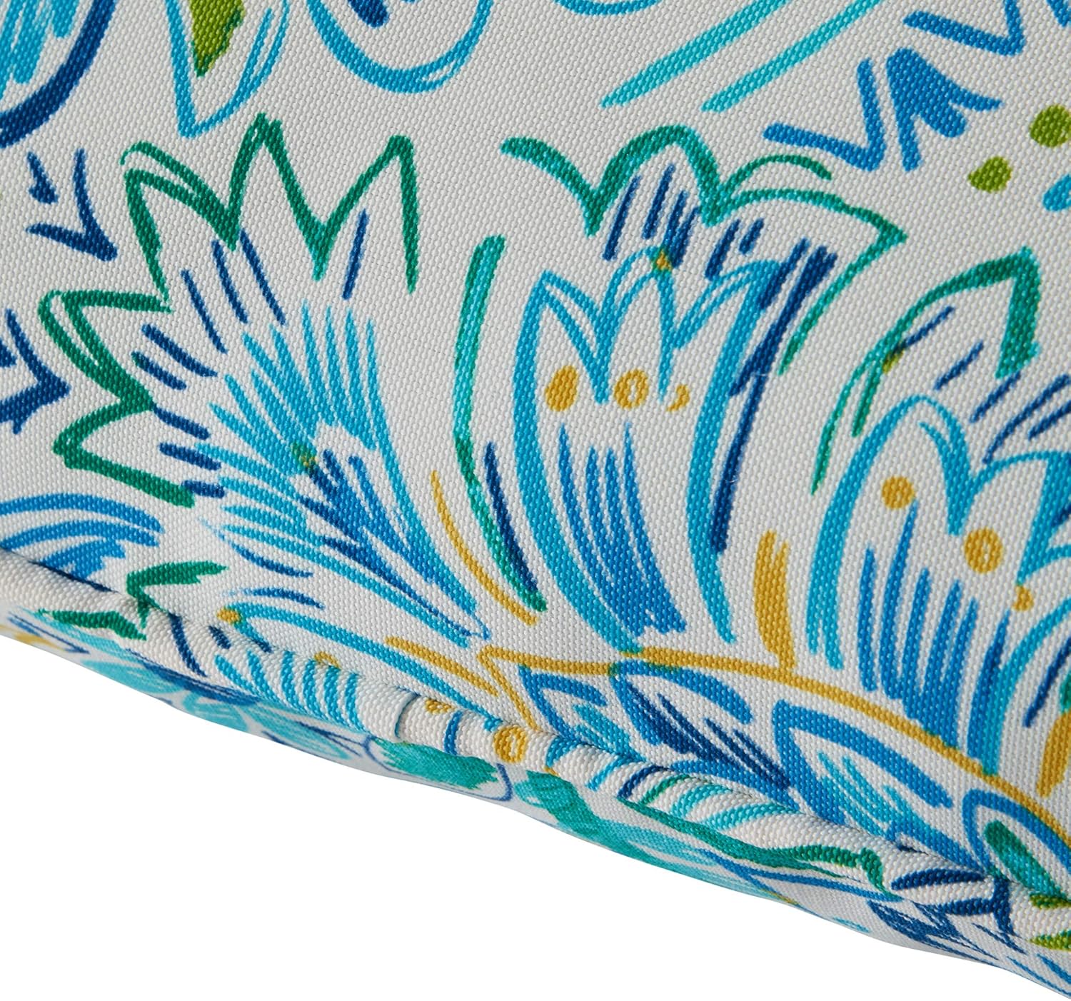 Greendale Home Fashions AZ7820-BALTIC Paisley Outdoor 2-Piece Deep Seat Cushion Set : Garden & Outdoor