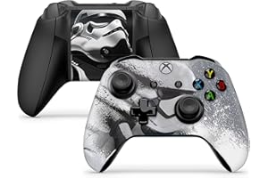 GIZMOZ N GADGETZ 2 x Stormtrooper Controller Skins Full Wrap Vinyl Sticker Compatible with Xbox One/S/X