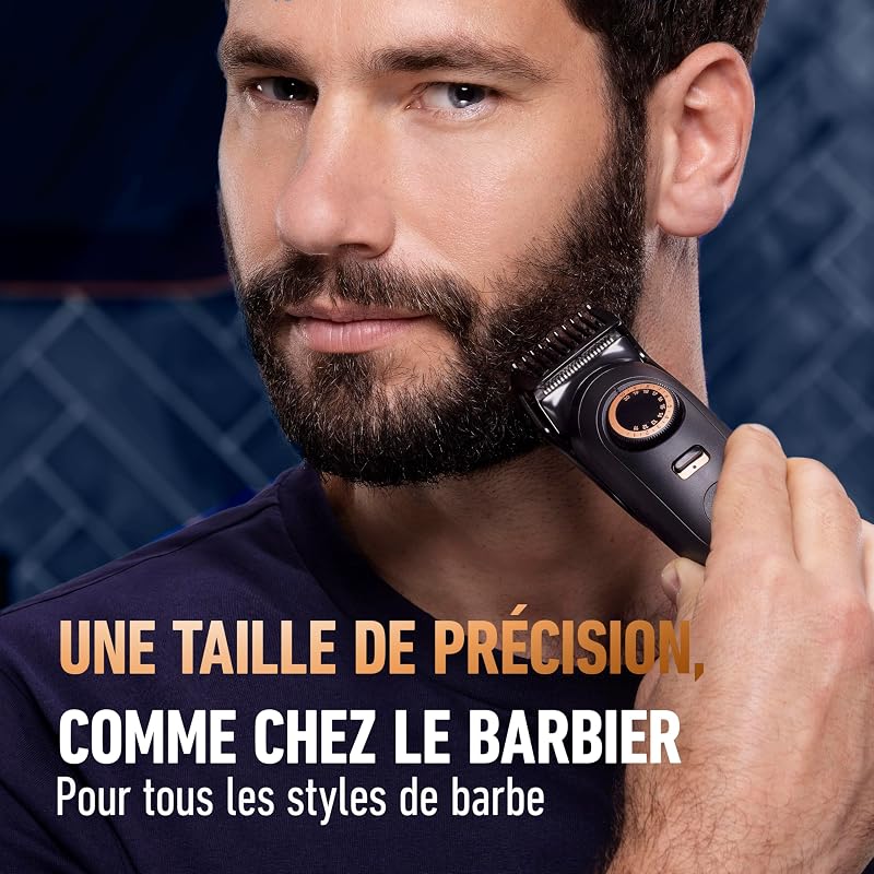 Tondeuse Barbe Homme Pro Max, Electrique, Noire