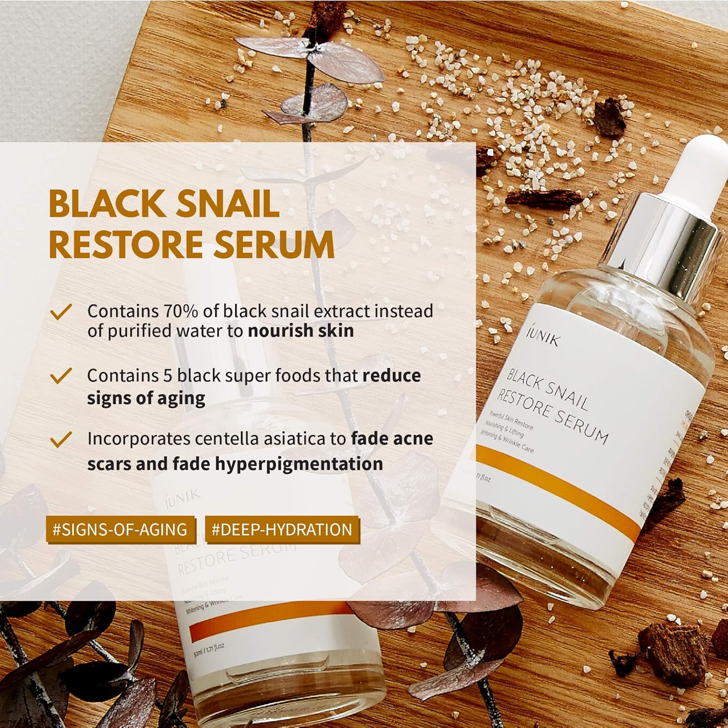 black snail serum benefits