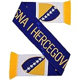 Bosnia and Herzegovina Soccer Knit Scarf