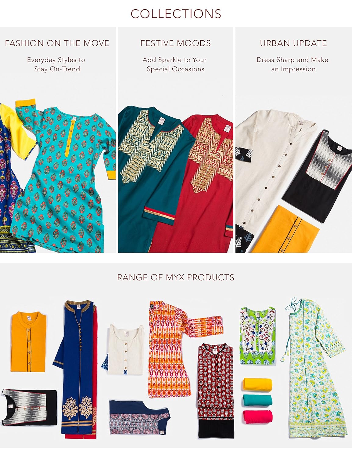 amazon brand- myx women's straight cotton kurta